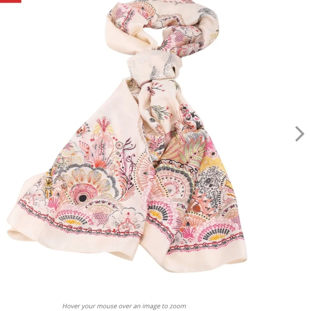 Pink Watch and Scarf Set